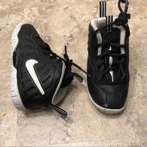 Nike Little Posite Pro Doom Black Toddler Size 7C
